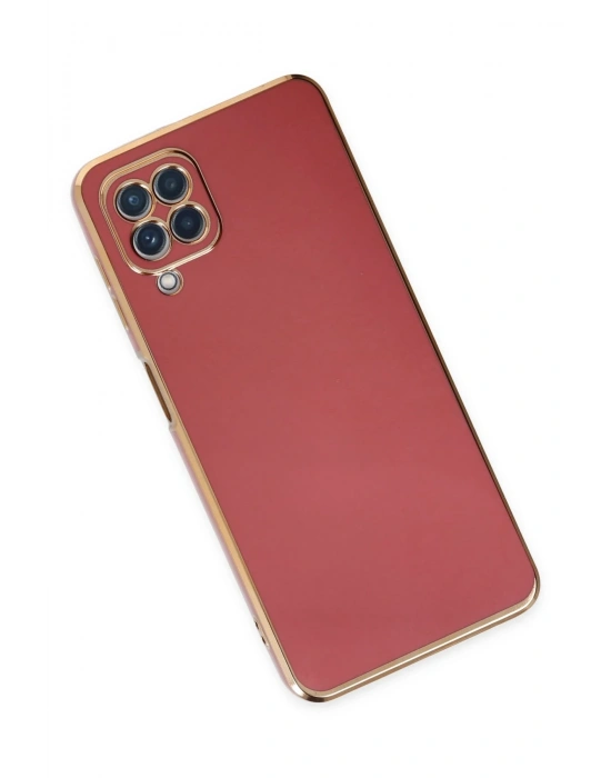 Newface Samsung Galaxy A22 Kılıf Volet Silikon - Kırmızı