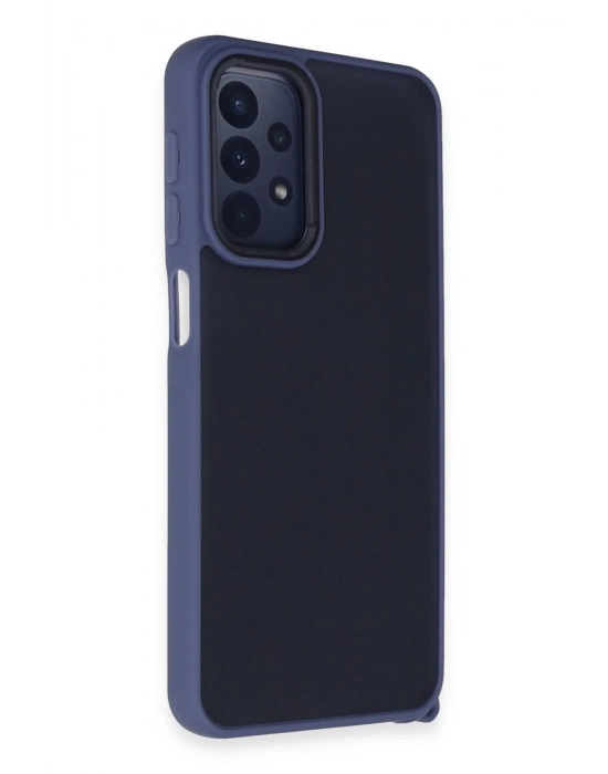 Newface Samsung Galaxy A23 4G Kılıf Elegant Kapak - Açık Mavi