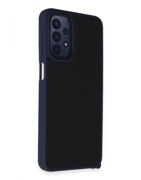 Newface Samsung Galaxy A23 4G Kılıf Elegant Kapak - Lacivert