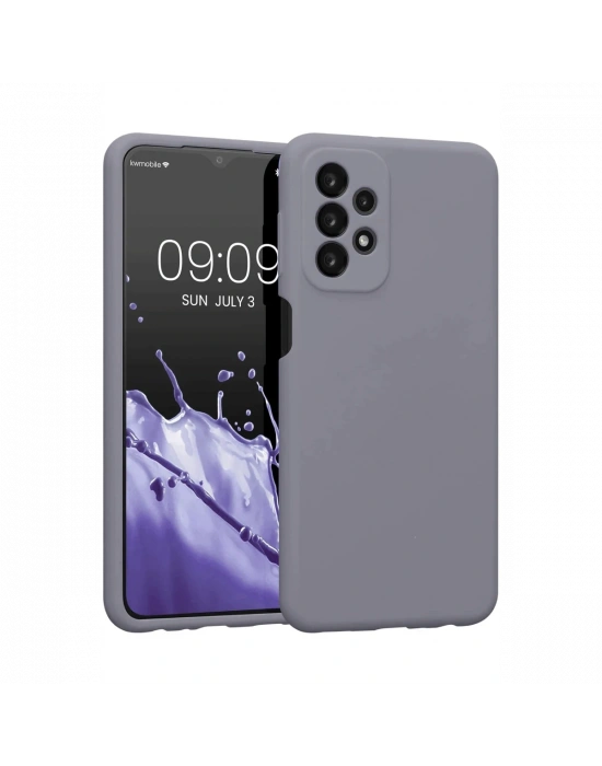 Newface Samsung Galaxy A23 4G Kılıf First Silikon - Gri