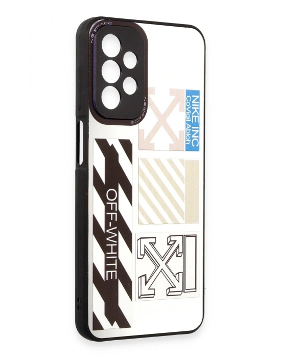 Newface Samsung Galaxy A23 4G Kılıf Mirror Desenli Kapak - Mirror - 6