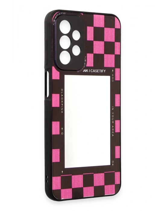 Newface Samsung Galaxy A23 4G Kılıf Mirror Desenli Kapak - Mirror - 8