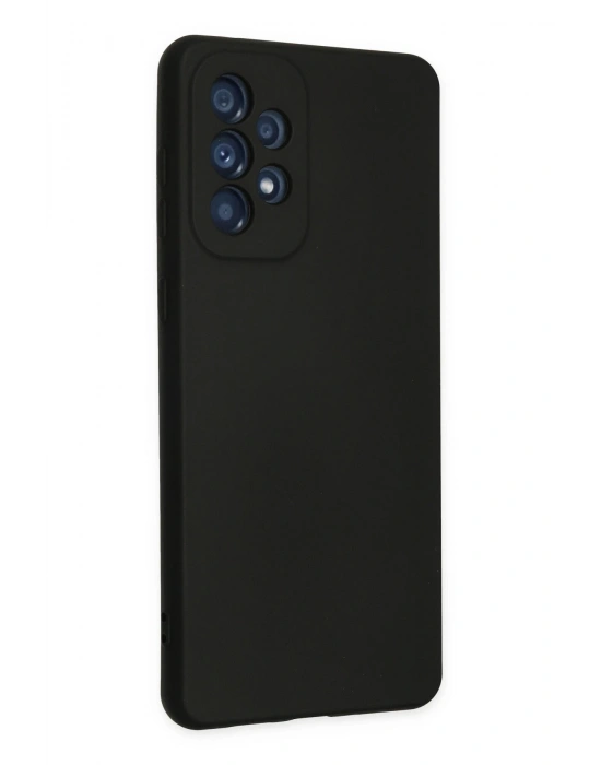 Newface Samsung Galaxy A23 4G Kılıf Nano içi Kadife Silikon - Siyah