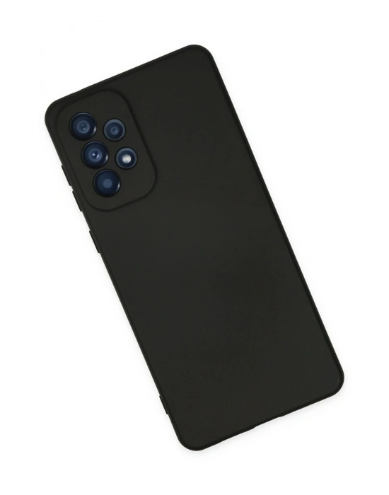 Newface Samsung Galaxy A23 4G Kılıf Nano içi Kadife Silikon - Siyah