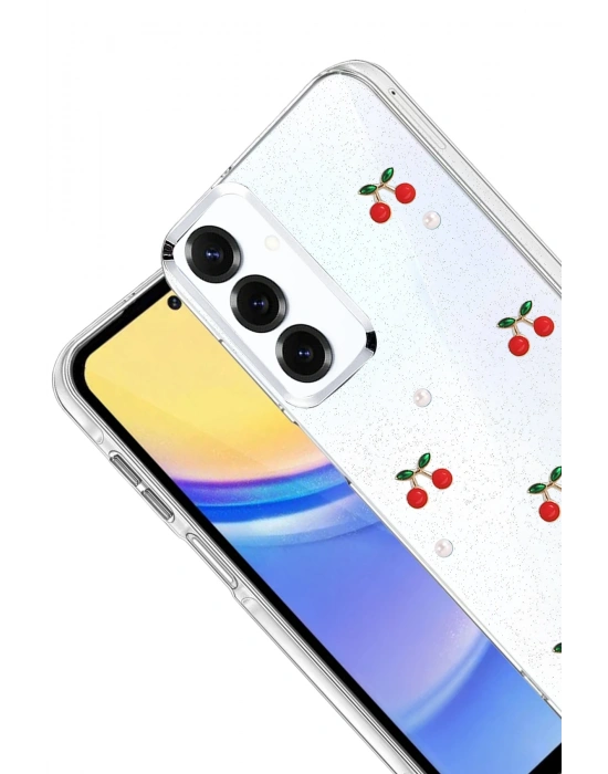 Newface Samsung Galaxy A24 4G Fiyonk Desenli Kapak - Desen 9