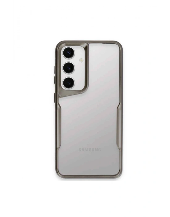 Newface Samsung Galaxy A24 4G Kılıf Boyi Silikon Kapak - Titan Gri