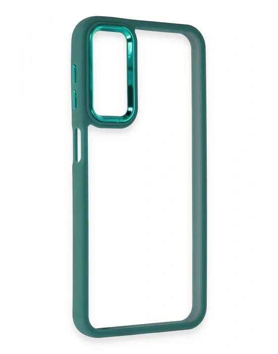 Newface Samsung Galaxy A24 4G Kılıf Dora Kapak - Haki Yeşil