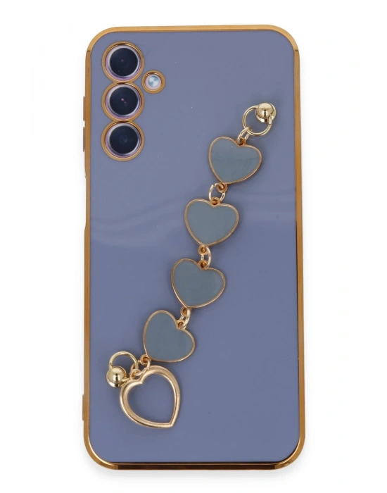 Newface Samsung Galaxy A24 4G Kılıf Esila Silikon - Gri