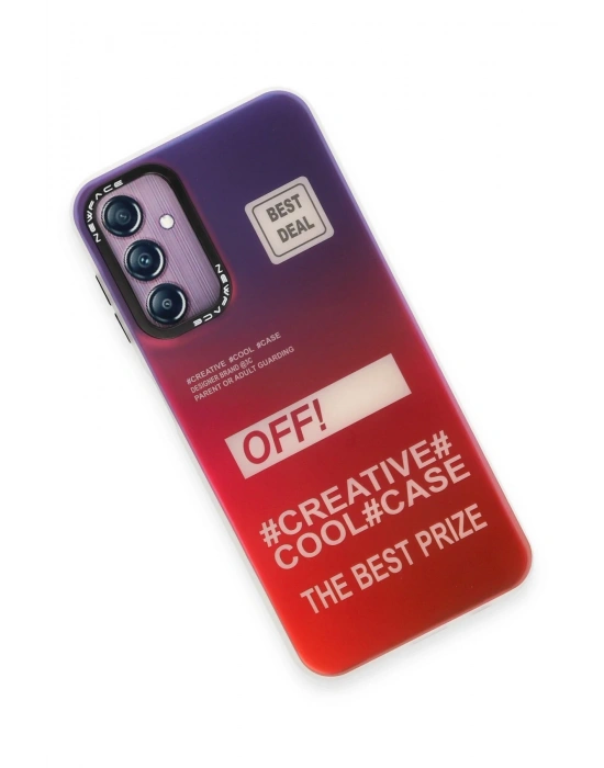 Newface Samsung Galaxy A24 4G Kılıf Estoril Desenli Kapak - Estoril - 9