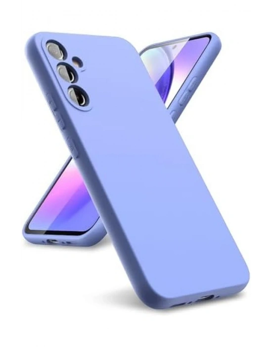 Newface Samsung Galaxy A24 4G Kılıf First Silikon - Lila