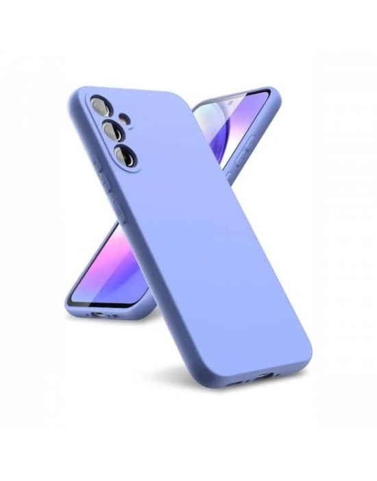 Newface Samsung Galaxy A24 4G Kılıf First Silikon - Lila