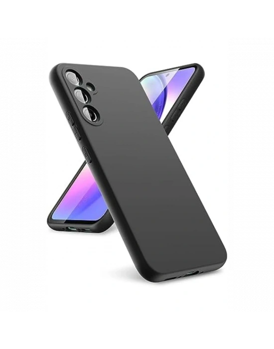 Newface Samsung Galaxy A24 4G Kılıf First Silikon - Siyah