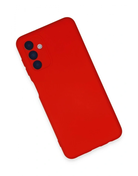 Newface Samsung Galaxy A24 4G Kılıf Nano içi Kadife Silikon - Kırmızı