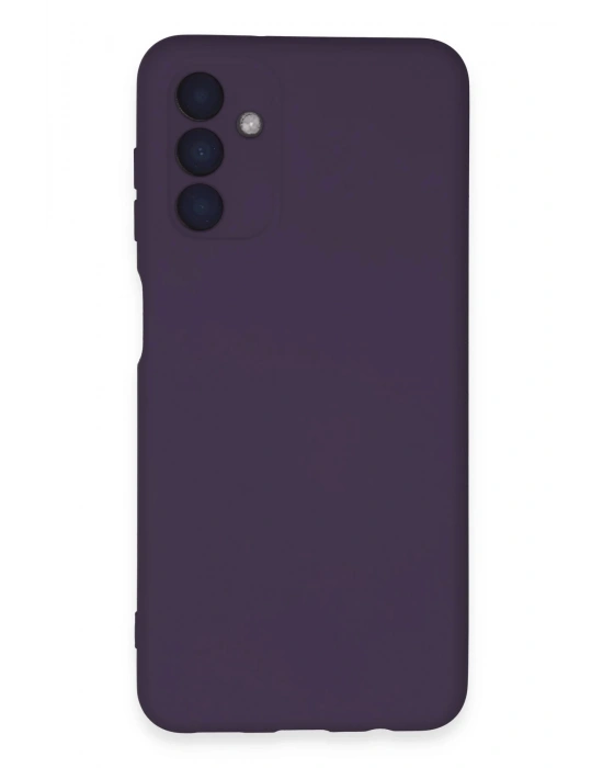 Newface Samsung Galaxy A24 4G Kılıf Nano içi Kadife Silikon - Mor