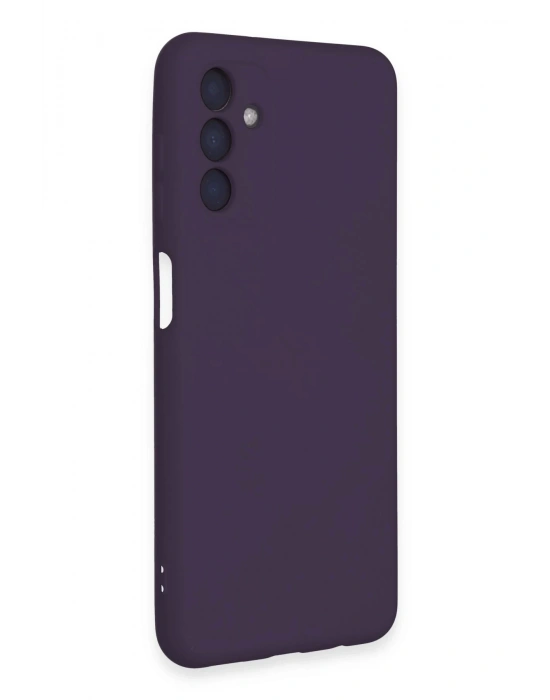 Newface Samsung Galaxy A24 4G Kılıf Nano içi Kadife Silikon - Mor