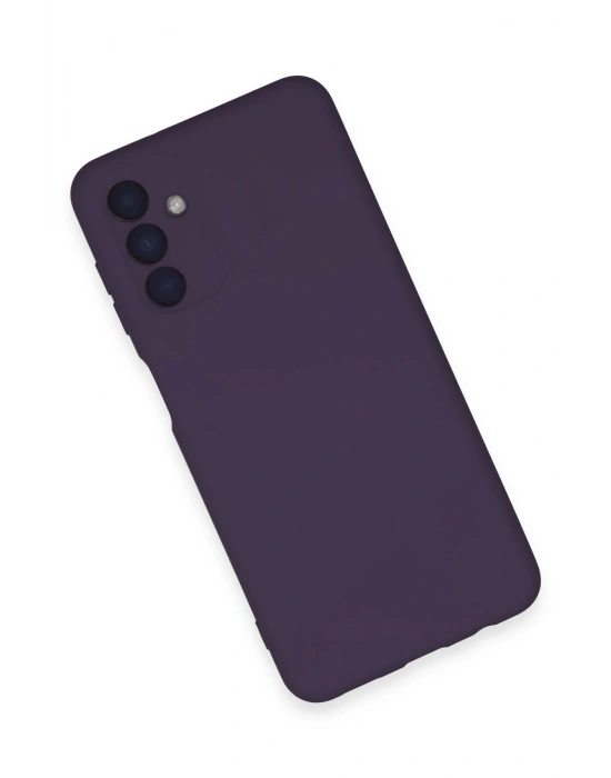 Newface Samsung Galaxy A24 4G Kılıf Nano içi Kadife Silikon - Mor