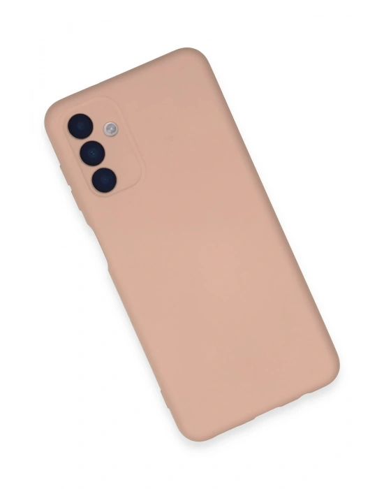 Newface Samsung Galaxy A24 4G Kılıf Nano içi Kadife Silikon - Pudra