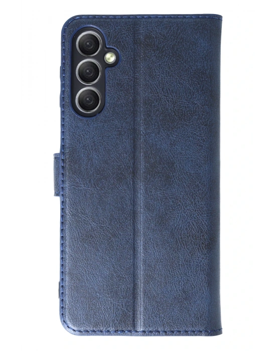 Newface Samsung Galaxy A24 4G Kılıf Trend S Plus Kapaklı Kılıf - Lacivert