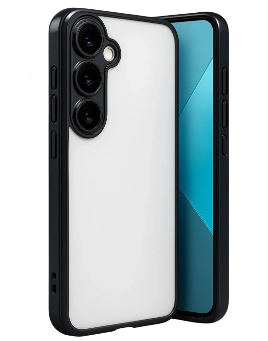 Newface Samsung Galaxy A24 4G Prime Kılıf Razer Lensli Silikon - Siyah