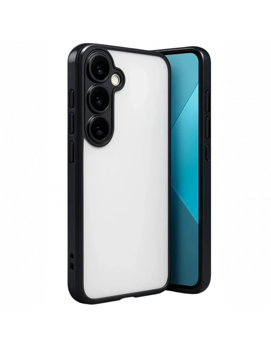 Newface Samsung Galaxy A24 4G Prime Kılıf Razer Lensli Silikon - Siyah