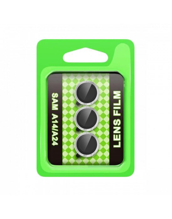 Newface Samsung Galaxy A24 4G Raze Metal Kamera Lens - Gümüş