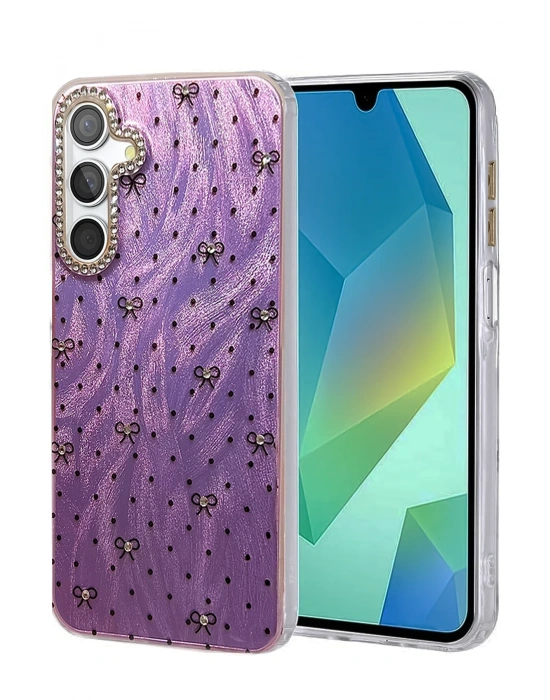 Newface Samsung Galaxy A25 5G Kılıf Blade Aynalı Desenli Kapak - Desen 2