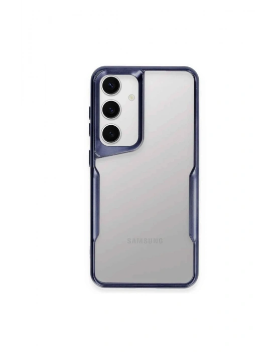 Newface Samsung Galaxy A25 5G Kılıf Boyi Silikon Kapak - Lacivert