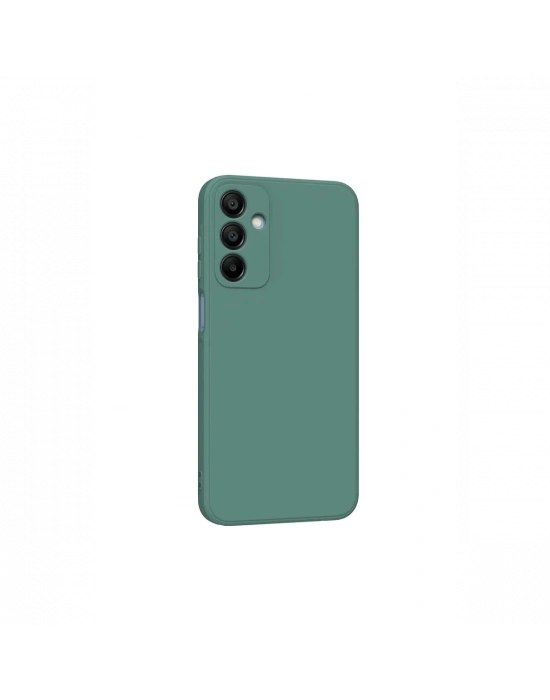 Newface Samsung Galaxy A25 5G Kılıf First Silikon - Koyu Yeşil