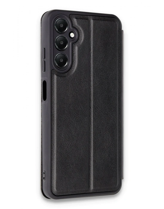 Newface Samsung Galaxy A25 5G Kılıf Flip Cover - Siyah