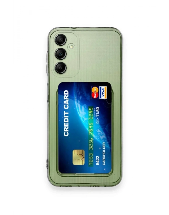 Newface Samsung Galaxy A25 5G Kılıf Kart Şeffaf Silikon - Şeffaf