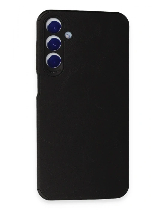 Newface Samsung Galaxy A25 5G Kılıf Loop Deri Silikon - Siyah