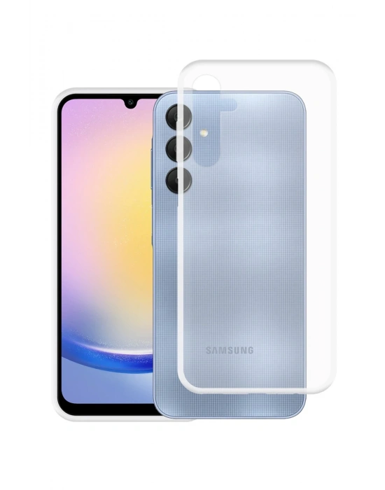 Newface Samsung Galaxy A25 5G Kılıf Lüx Şeffaf Silikon