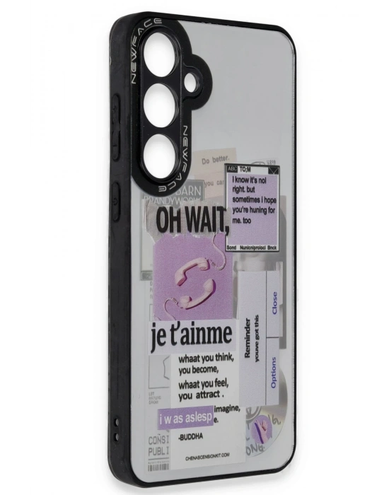 Newface Samsung Galaxy A25 5G Kılıf Mirror Desenli Kapak - Mirror - 4