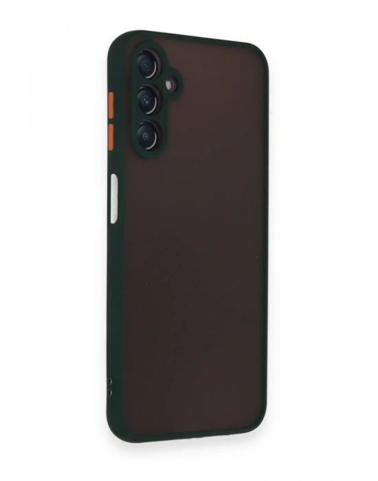 Newface Samsung Galaxy A25 5G Kılıf Montreal Silikon Kapak - Yeşil