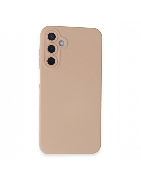 Newface Samsung Galaxy A25 5G Kılıf Nano içi Kadife Silikon - Pudra