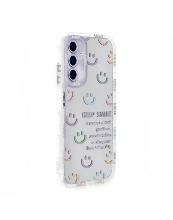 Newface Samsung Galaxy A25 5G Kılıf Reflexion Desenli Kapak - Desen 2