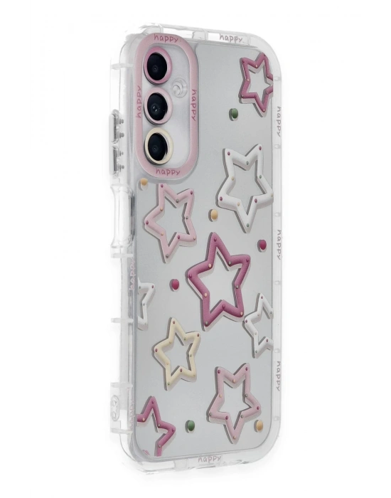 Newface Samsung Galaxy A25 5G Kılıf Reflexion Desenli Kapak - Desen 3