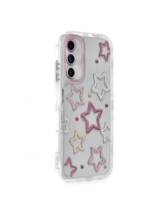 Newface Samsung Galaxy A25 5G Kılıf Reflexion Desenli Kapak - Desen 3