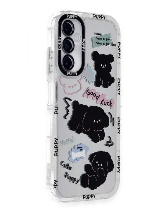 Newface Samsung Galaxy A25 5G Kılıf Reflexion Desenli Kapak - Desen 5