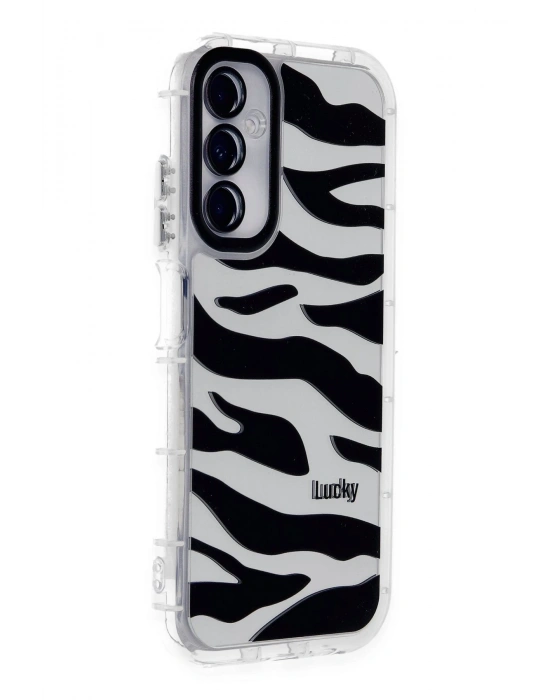 Newface Samsung Galaxy A25 5G Kılıf Reflexion Desenli Kapak - Desen 9