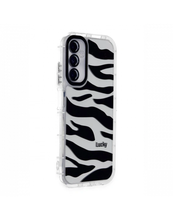 Newface Samsung Galaxy A25 5G Kılıf Reflexion Desenli Kapak - Desen 9