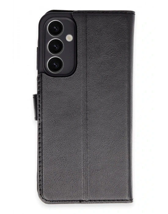 Newface Samsung Galaxy A25 5G Kılıf Trend S Plus Kapaklı Kılıf - Siyah