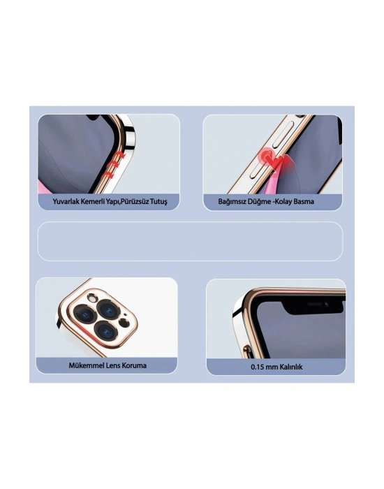 Newface Samsung Galaxy A25 5G Kılıf Volet Silikon - Pembe