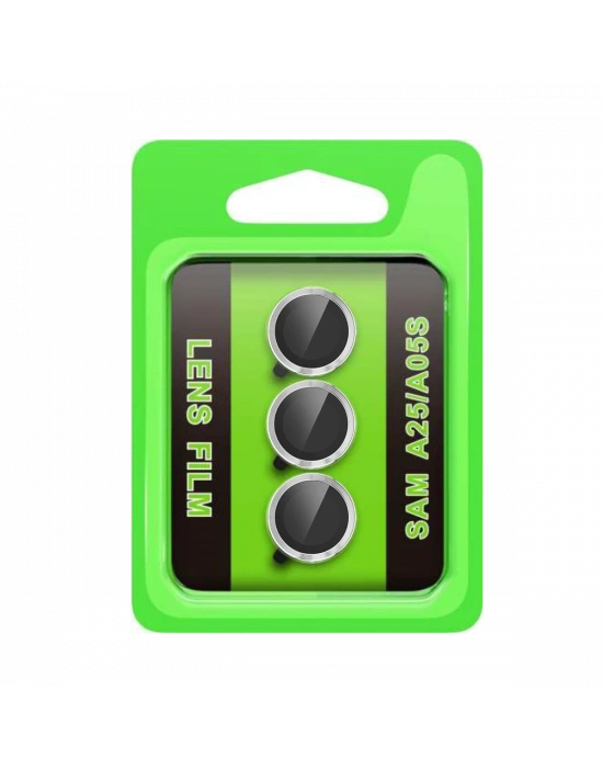 Newface Samsung Galaxy A25 5G Raze Metal Kamera Lens - Gümüş