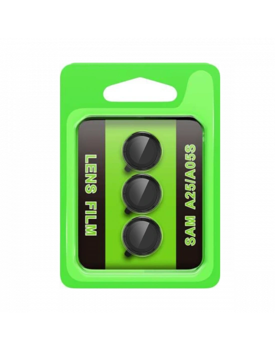 Newface Samsung Galaxy A25 5G Raze Metal Kamera Lens - Siyah