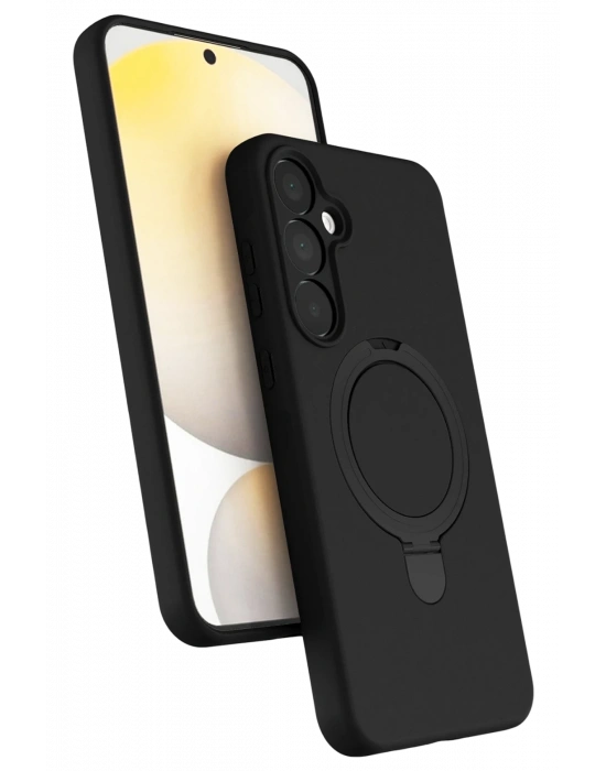 Newface Samsung Galaxy A25 5G Regal Magsafe Standlı Kapak - Siyah