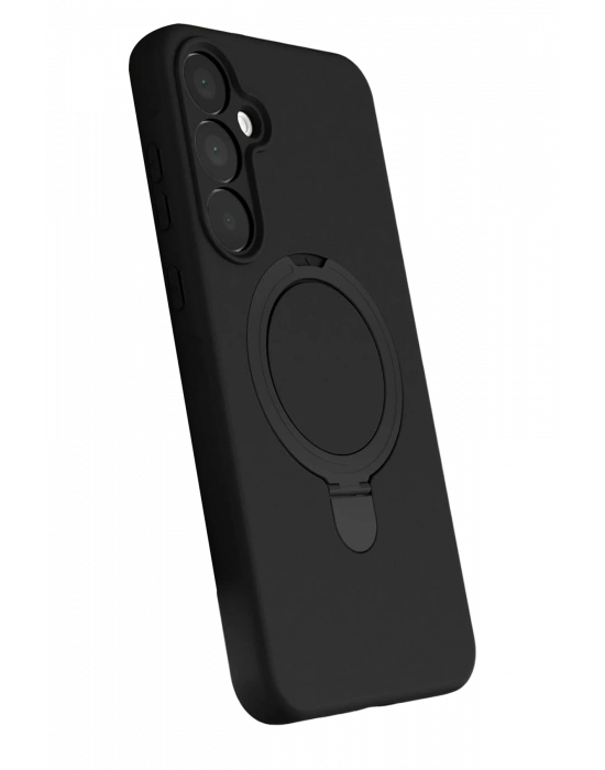 Newface Samsung Galaxy A25 5G Regal Magsafe Standlı Kapak - Siyah