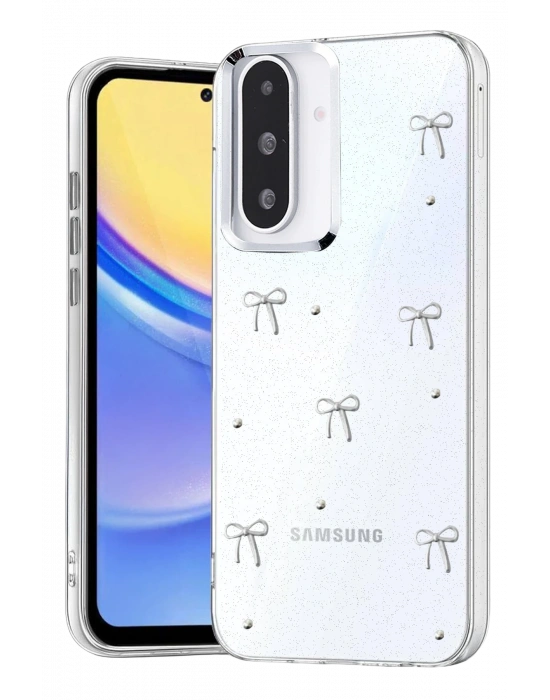 Newface Samsung Galaxy A26 Fiyonk Desenli Kapak - Desen 1