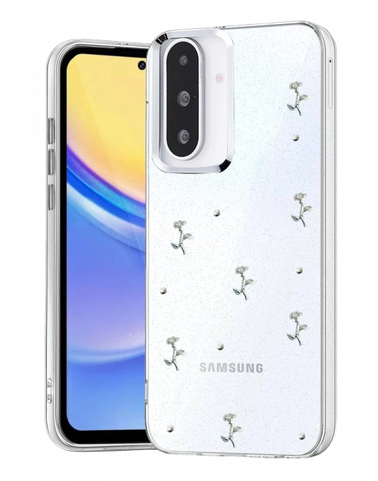 Newface Samsung Galaxy A26 Fiyonk Desenli Kapak - Desen 2