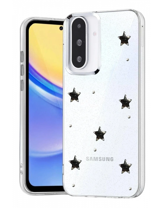 Newface Samsung Galaxy A26 Fiyonk Desenli Kapak - Desen 4